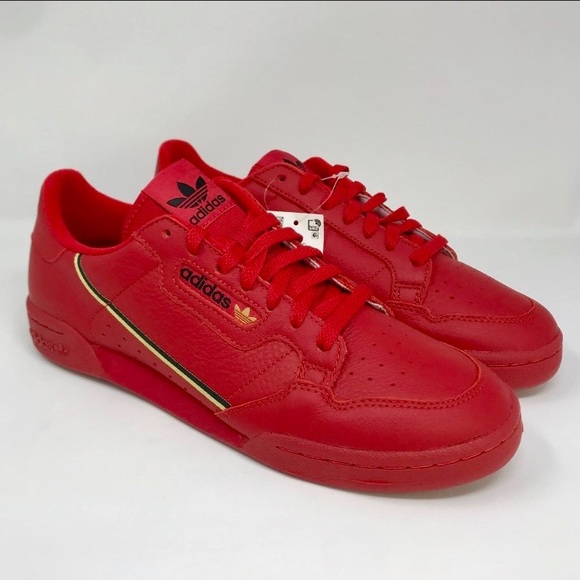 adidas continental 80s red